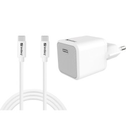 Sandberg USB-C 20W Charger EU+USB-CtoC