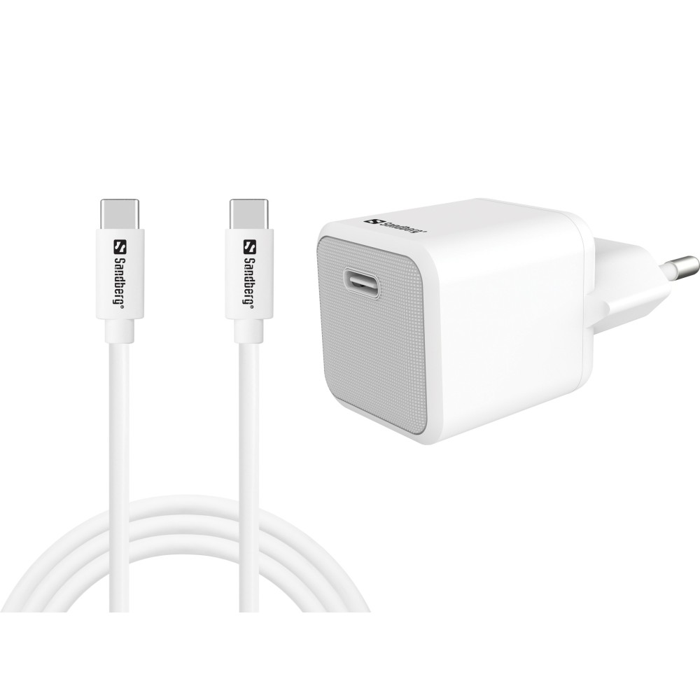 Sandberg USB-C 20W Charger EU+USB-CtoC