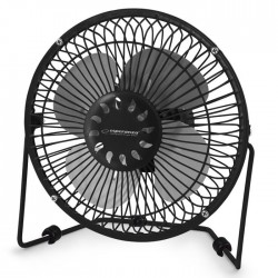 ESP 6" USB FAN YUGO BLACK EA149K (Επιτραπέζιος ανεμιστήρας USB, σε μαύρο χ...)