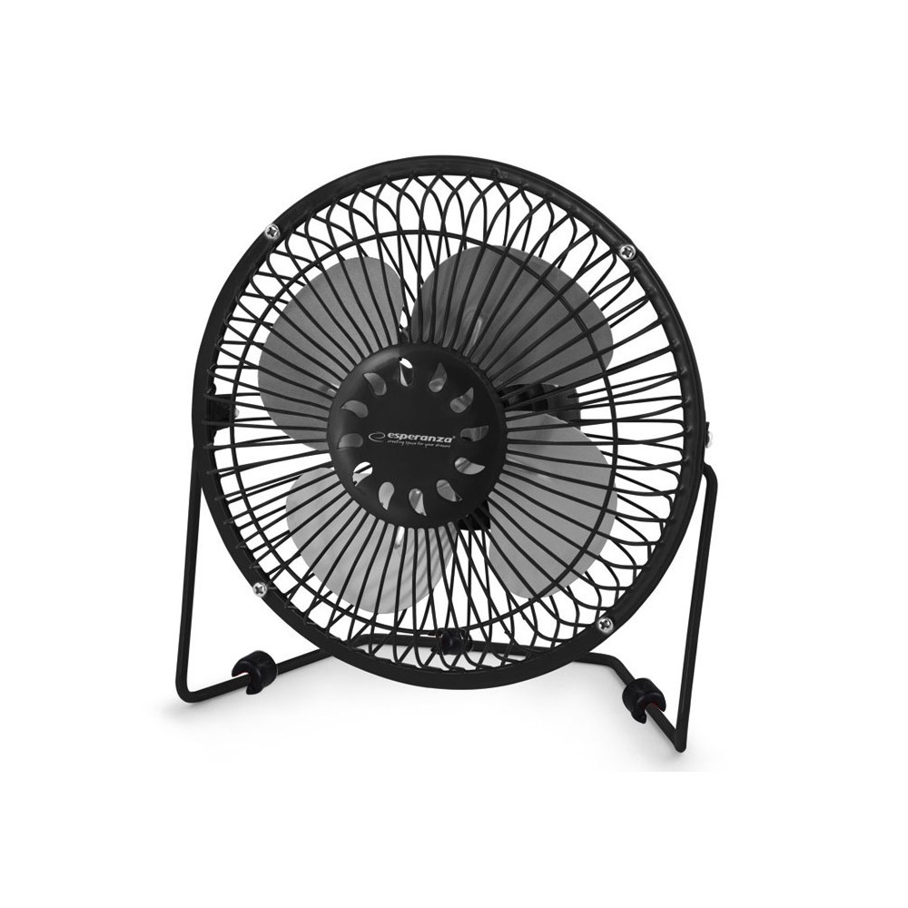 ESP 6" USB FAN YUGO BLACK EA149K (Επιτραπέζιος ανεμιστήρας USB, σε μαύρο χ...)