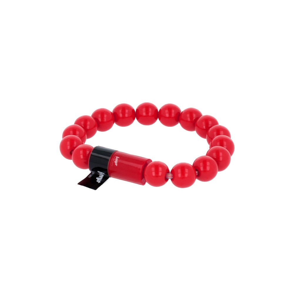 Beeyo Red microUSB Sync & Charge Cable (24cm) Fashion Bracelet (microUSB καλώδιο...βραχιόλι!)