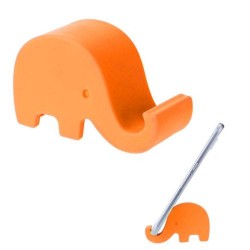 Universal Επιτραπέζια Βάση Στήριξης Elephant για Κινητά Τηλέφωνα Πορτοκαλί (0113020018)