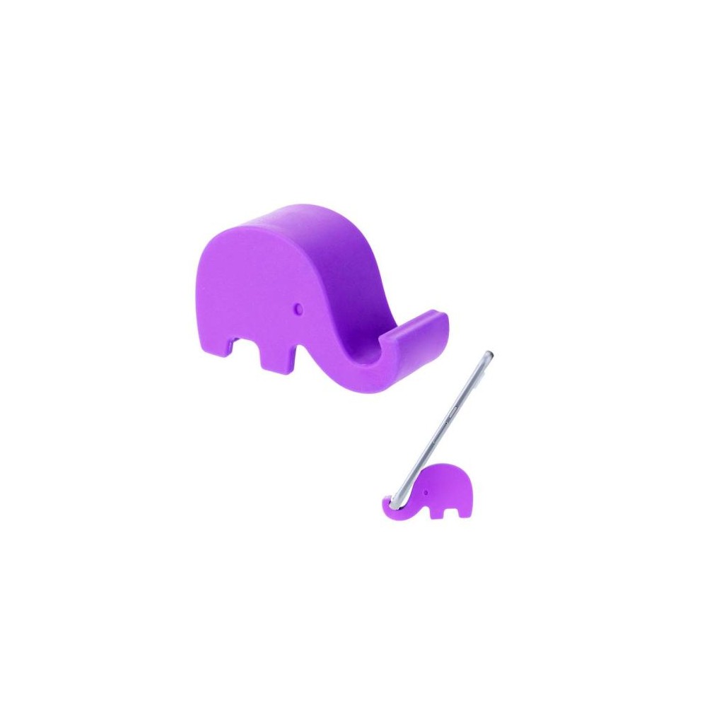 Universal Επιτραπέζια Βάση Στήριξης Elephant για Κινητά Τηλέφωνα Λιλά (0113020013)