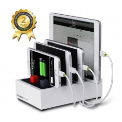 Avantree PowerHouse Desk USB Charging Station (Τροφοδοτικό & βάση στήριξης για 4 συσκευές)