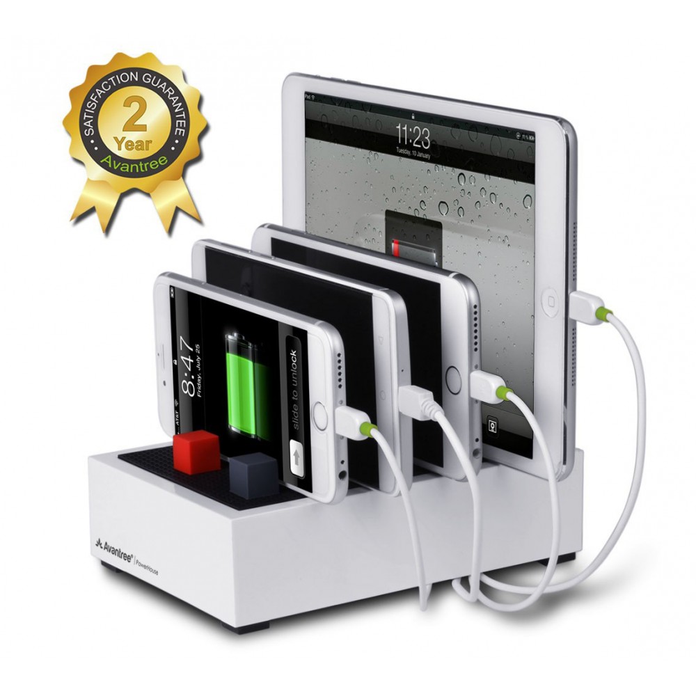 Avantree PowerHouse Desk USB Charging Station (Τροφοδοτικό & βάση στήριξης για 4 συσκευές)