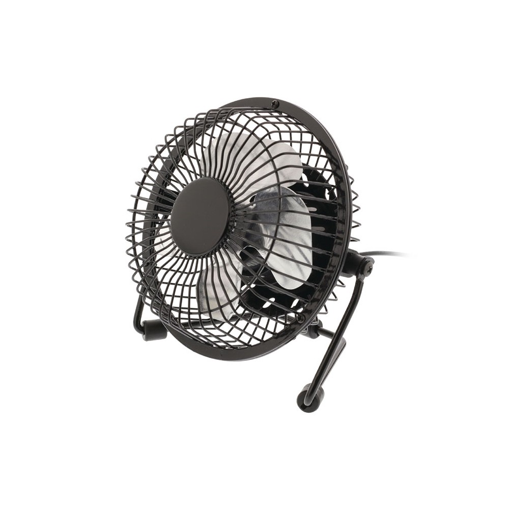 HQ FN04 BL Table Fan 10 cm 2.5 W Metal Black (Επιτραπέζιος μεταλλικός ανεμιστήρας USB,...)