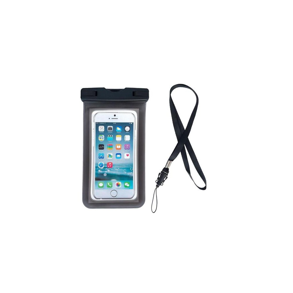 Waterproof Θήκη inos για Smartphones έως 6.7'' Διάφανο-Μαύρο (5205598158330)