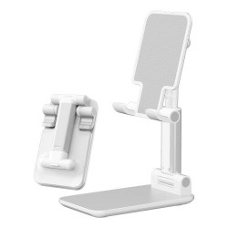 Universal Επιτραπέζια Βάση Στήριξης Devia ES054 για Tablets έως 11'' & Smartphones Λευκό (6938595340932)