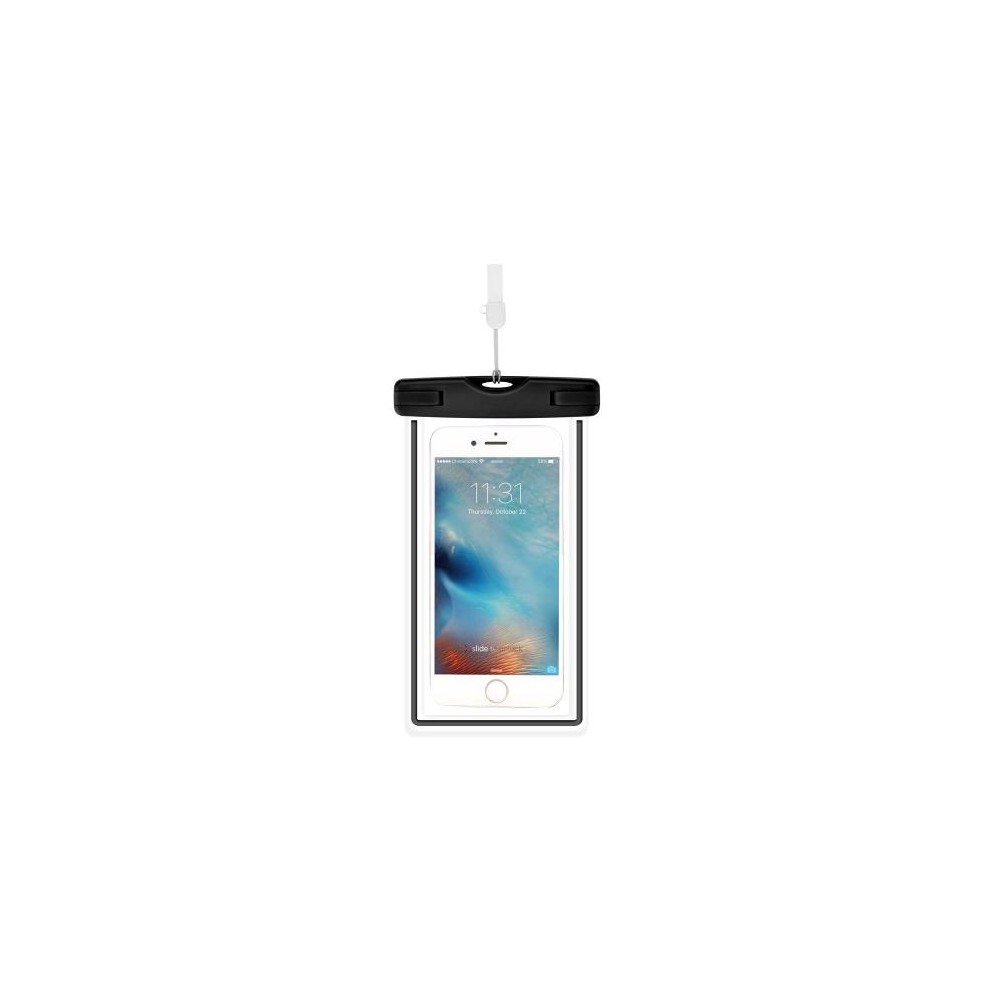 Waterproof Θήκη Devia Ranger Fluorescence για Smartphones έως 5.5'' Μαύρο (6952897986735)